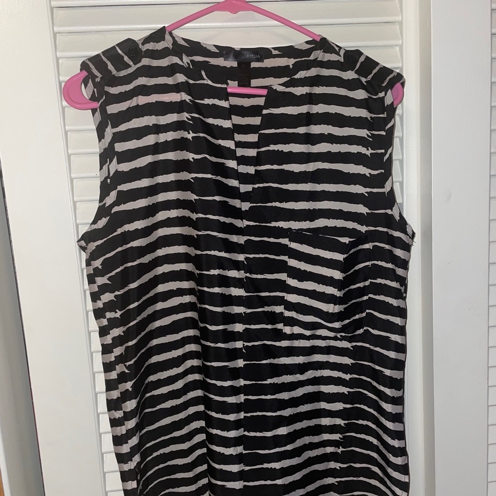 Aqua zebra silky tank